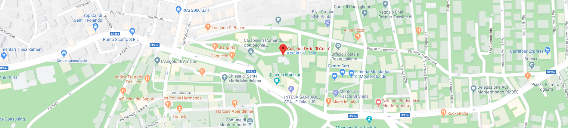 Galleria d'arte Il Grillo a Monterotondo